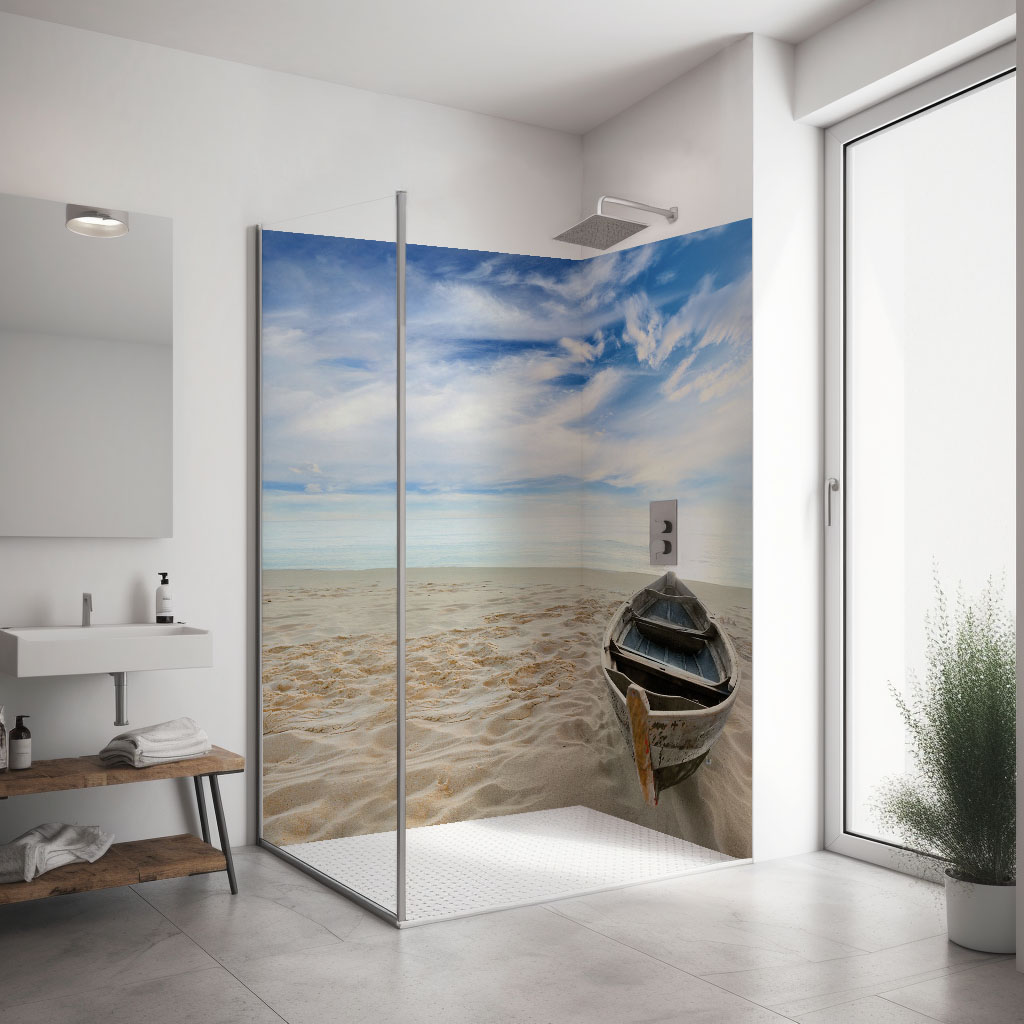 PlateART Eck Duschrückwand Dusche_K_11_18