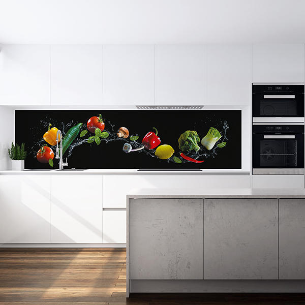 PlateART Küchenrückwand Gemüse