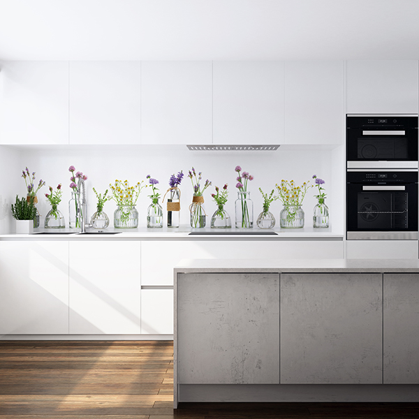 Küchenrückwand Wildblumen