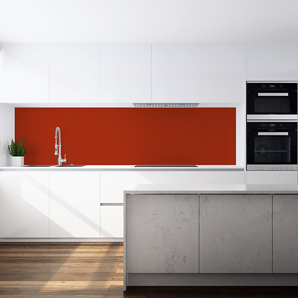 PlateART Küchenrückwand Rot
