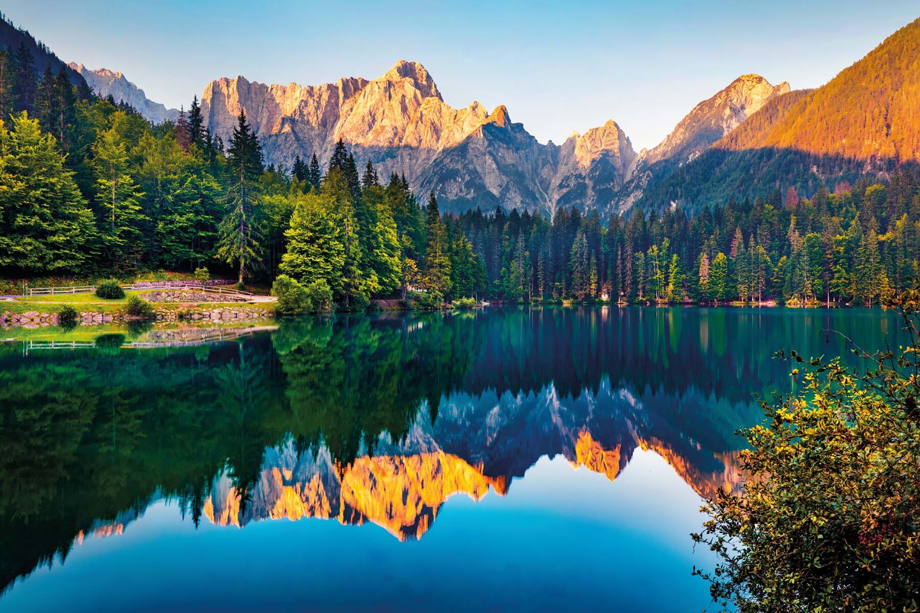 PlateART Duschrückwand Motiv Bergsee BS_19_21