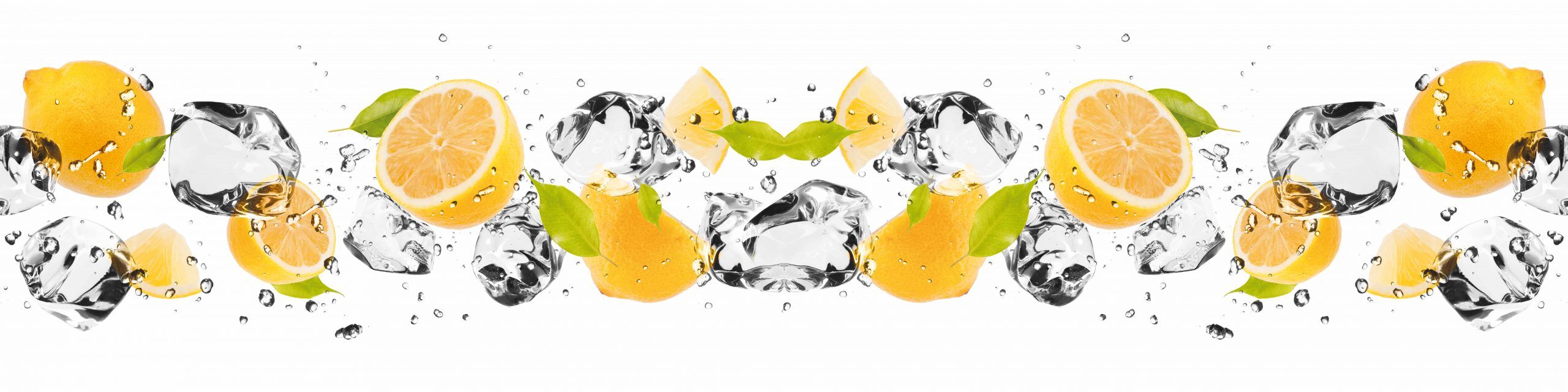 PlateART Küchenrückwand mit Motiv Orangen und Eis
