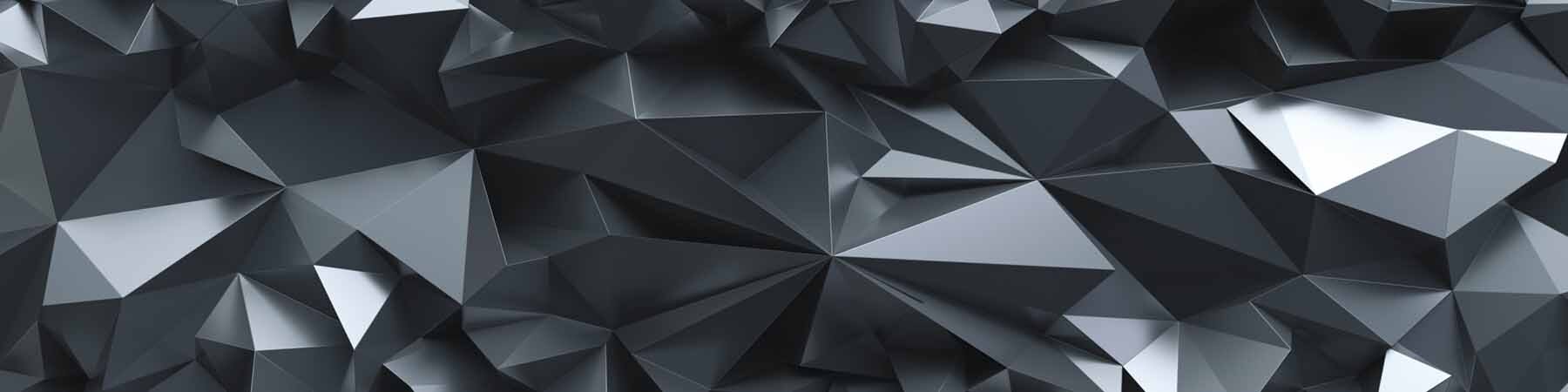 PlateART Küchenrückwand mit Motiv Kristall Schwarz