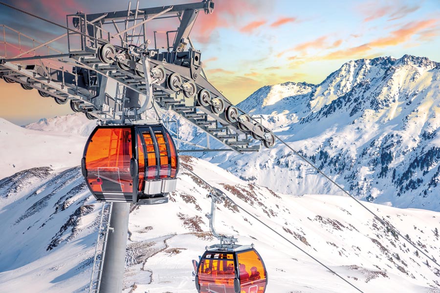 PlateART Duschrückwand Küchenrückwand Wandverkleidung Ski Österreich